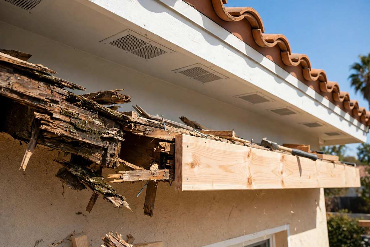 Cool Roofing in Westchester, CA — Green Roofing crew at work on a coastal California roof